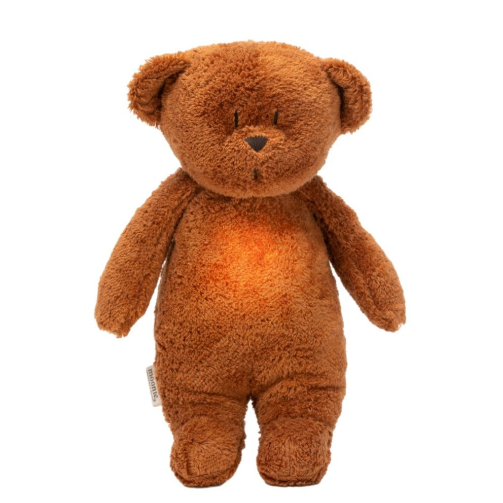Moonie 2.0 Organic Humming Bear - Caramel Natur