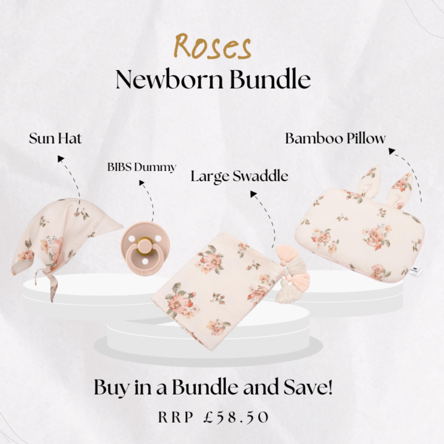 Large Newborn Gift Bundle: Roses