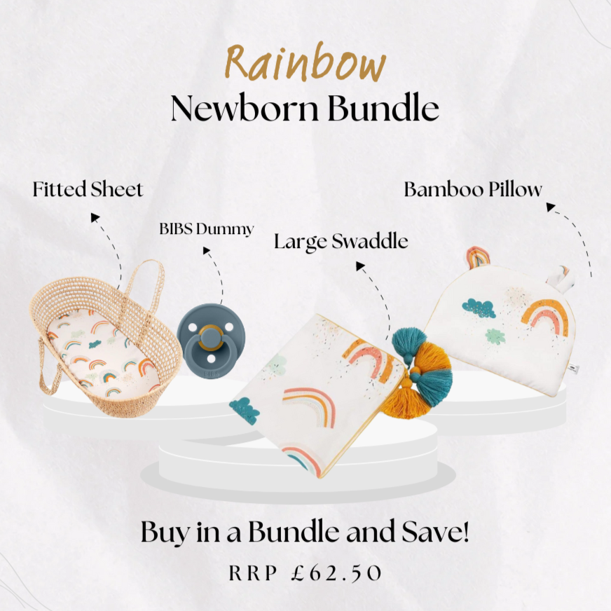 Large Newborn Gift Bundle: Rainbow