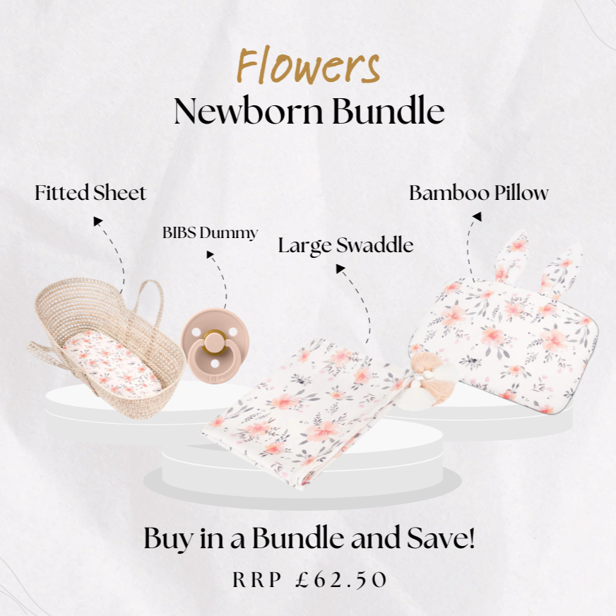 Large Newborn Gift Bundle: Flowers