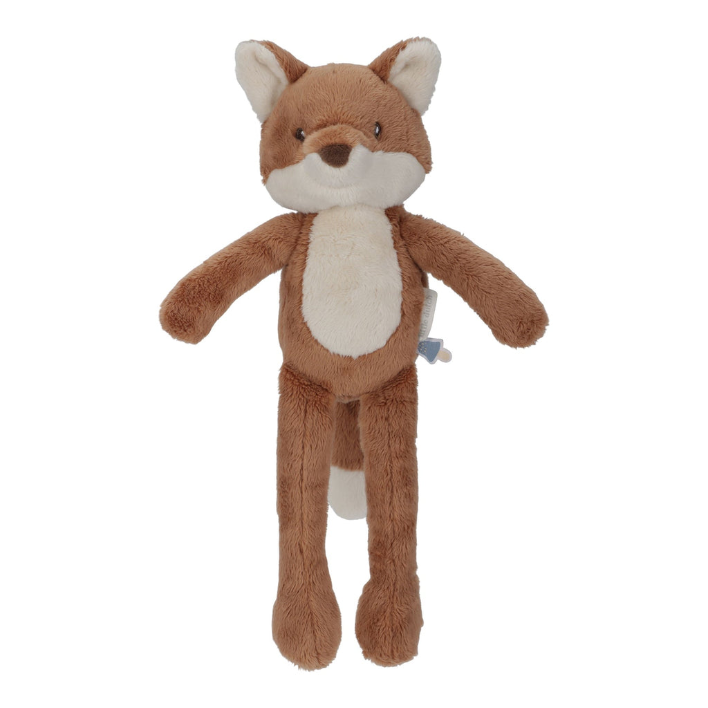 Long Legs Fox - Forest Friends with fluffy tail and long legs, perfect for cuddling and imaginative play with kids.