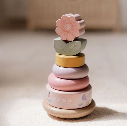 Little Dutch Rocking Ring Wooden Stacker - Fairy Garden