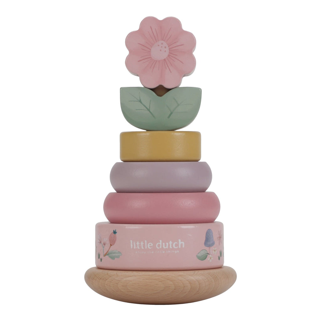 Little Dutch Rocking Ring Wooden Stacker - Fairy Garden