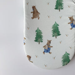 Cot bed fitted sheet - Bears  (choice of 2 sizes)