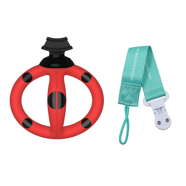 Mombella Ladybug Baby U-shaped Teething Toothbrush (3m+)