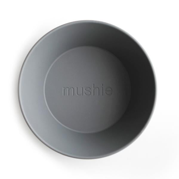 Mushie Round Bowl - Smoke (set of 2)