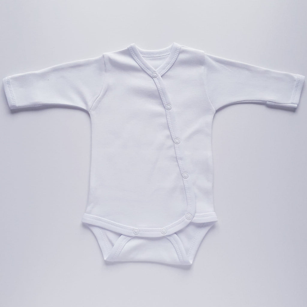 Cuddle Dreams Long Sleeve Bodysuit - White (2 sizes)