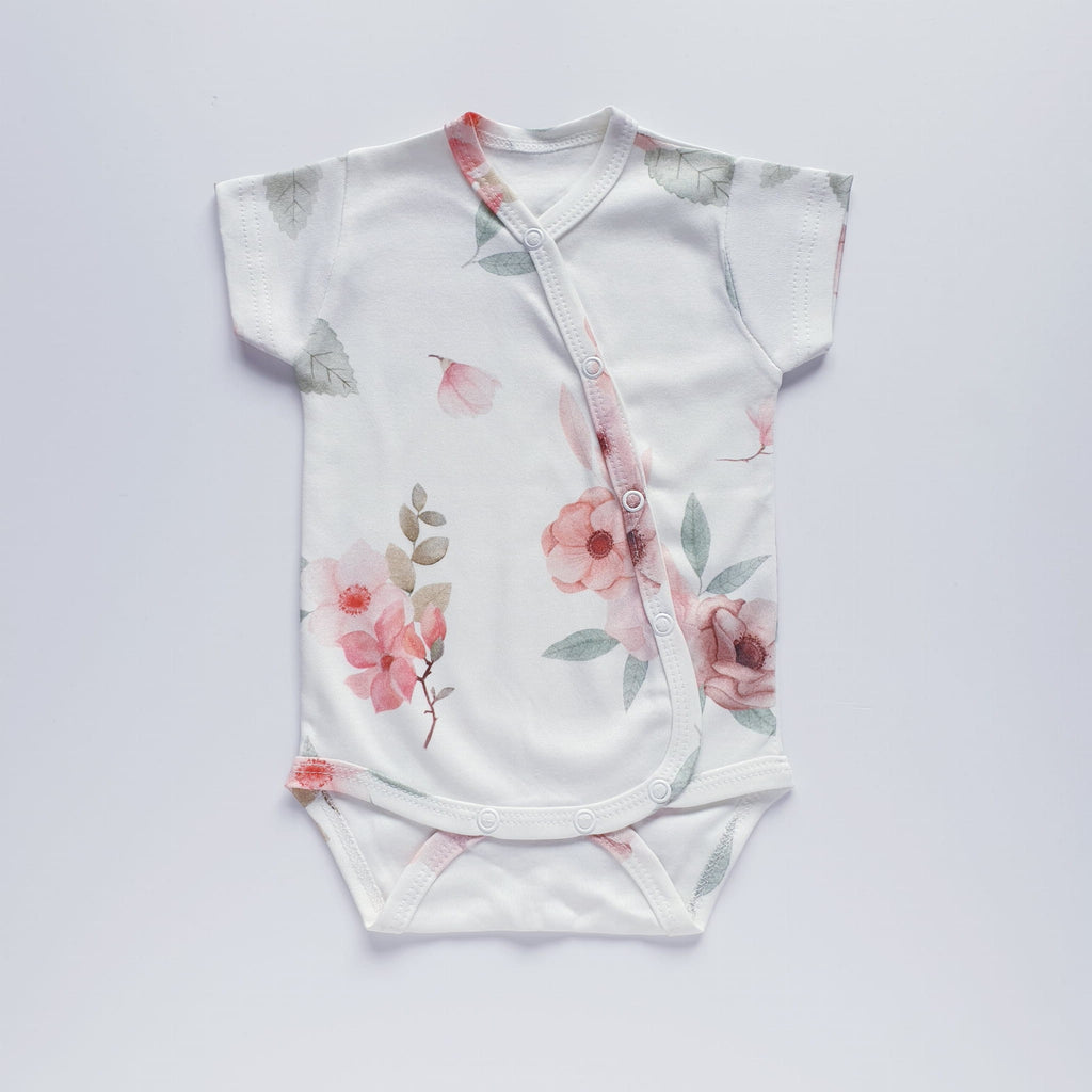 Short Sleeve Bodysuit - Flowers (2 sizes)