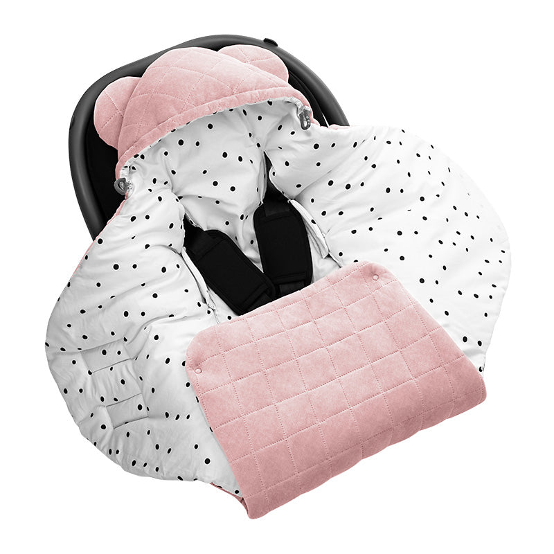 Sleepee baby car seat blanket royal baby pink