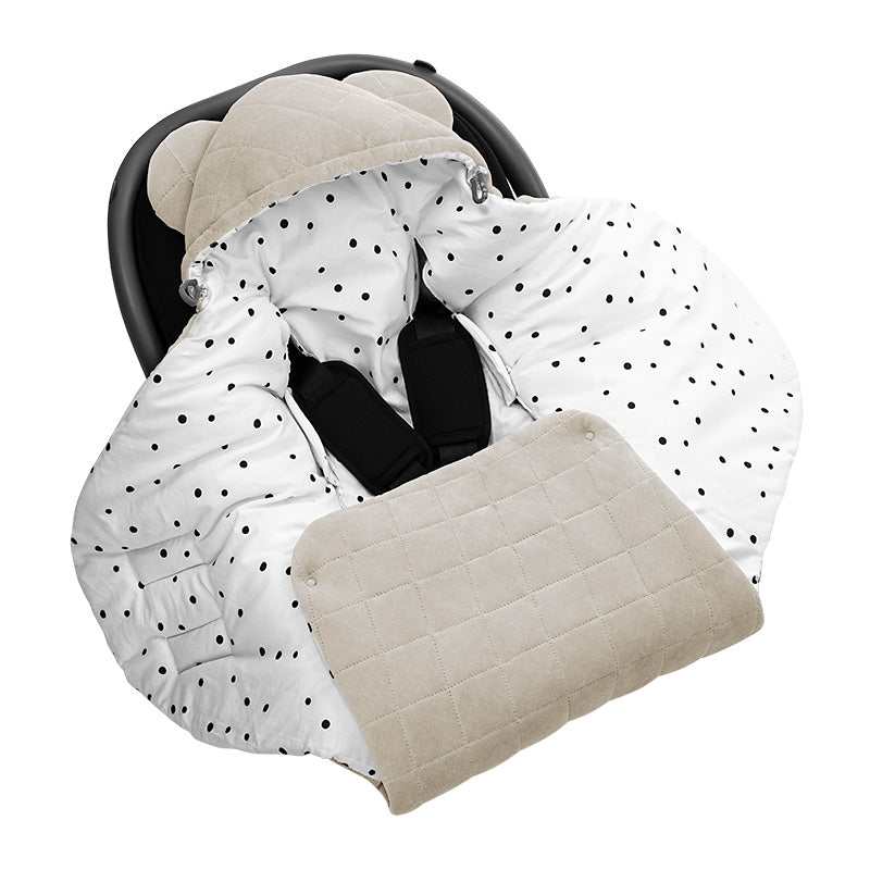 Sleepee baby car seat blanket royal baby sand