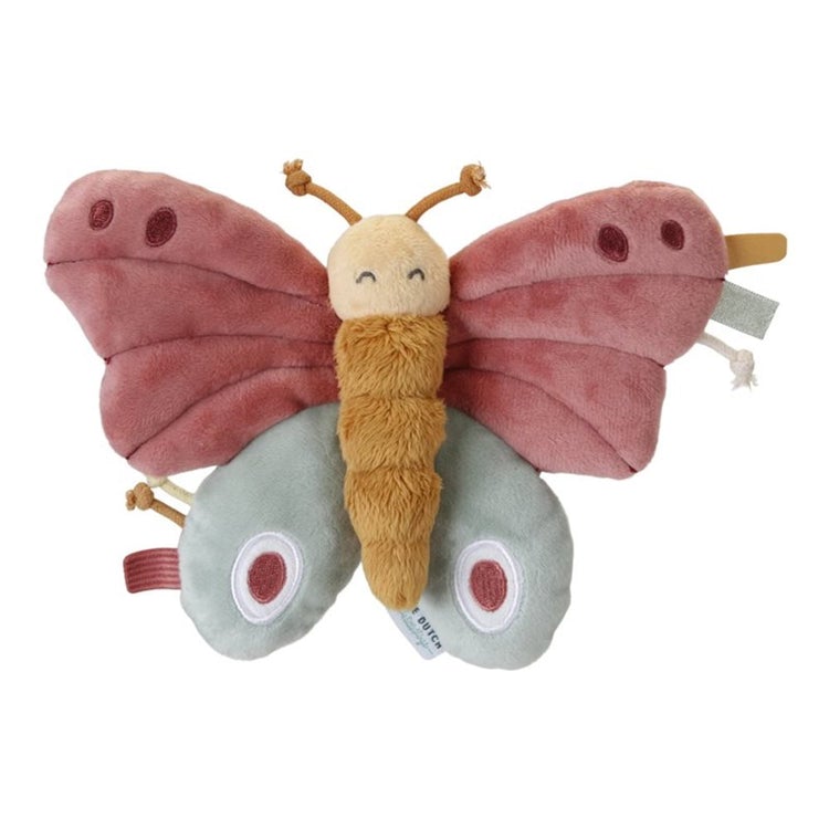 Little Dutch Activity Cuddle Toy - Butterfly (2 sizes)
