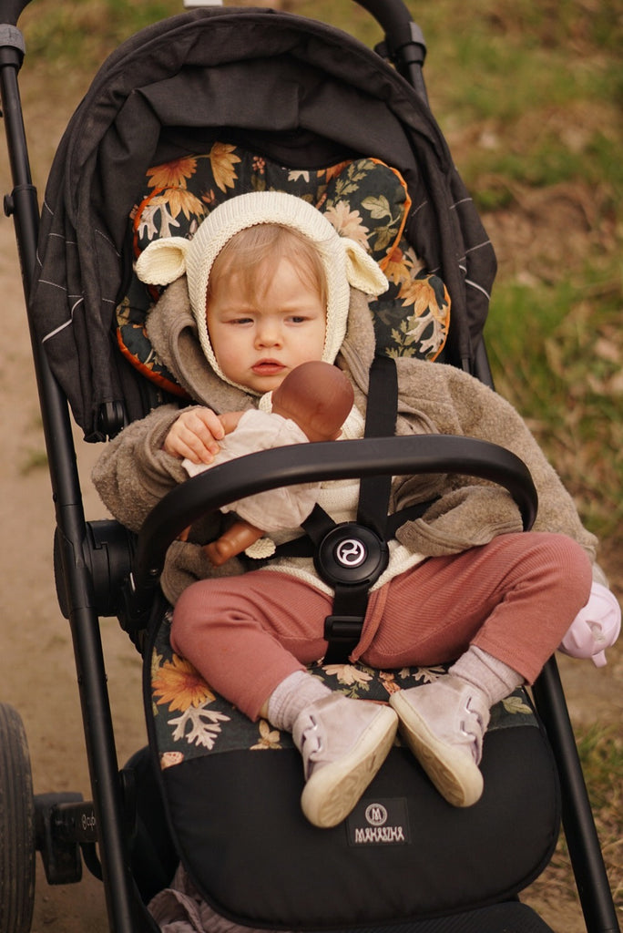 Memory foam stroller outlet liner