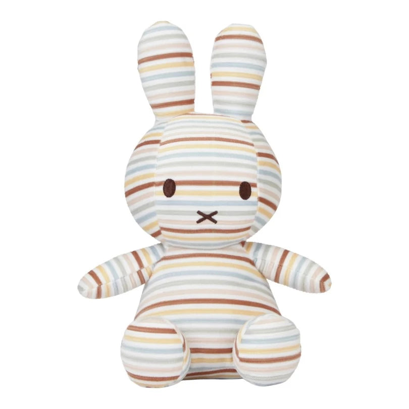 Little Dutch x Miffy - Soft Toy - Vintage Sunny Stripes (all over 2 sizes)