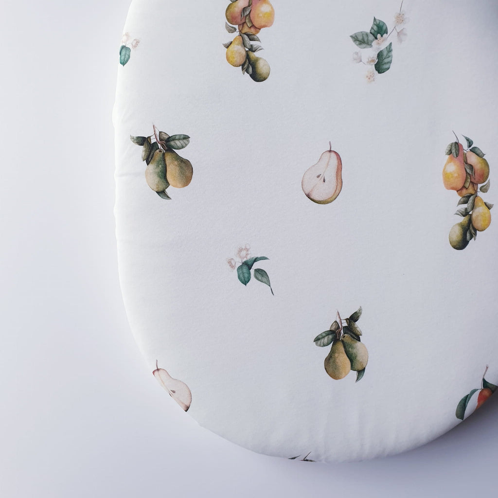 Cuddle Dreams Fitted Sheet - Pears (choice of 4 sizes)