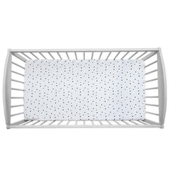 Sleepee Cot Bed Fitted Sheet - Dots (2 sizes)