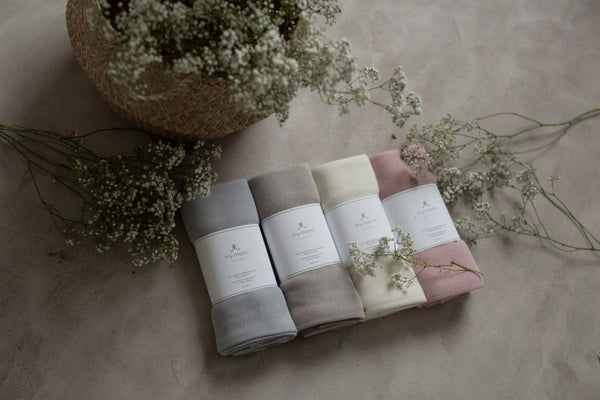 MY MEMI Bamboo Swaddle/Light Blanket with Silver Ions (7 colours)