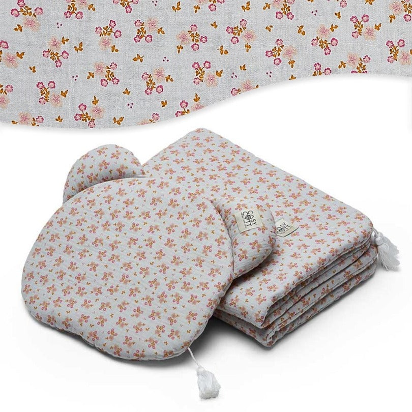 CosyCott Muslin Bedding Set - Flowers (2 colours)