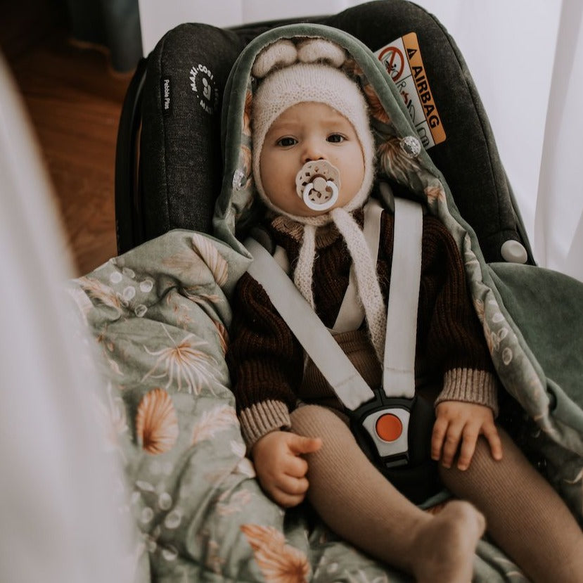 newborn car seat blanket bohemian safe winter travel