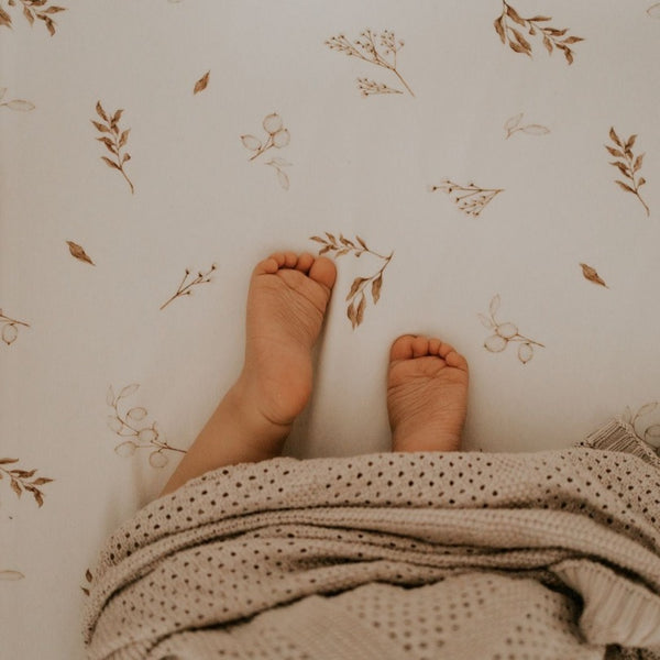 Sleepee Cot Bed Fitted Sheet - Bohemian Botanic (2 sizes)