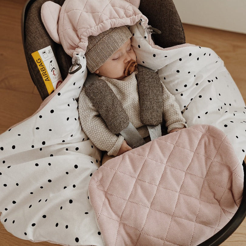 Sleepee baby car seat blanket royal baby pink