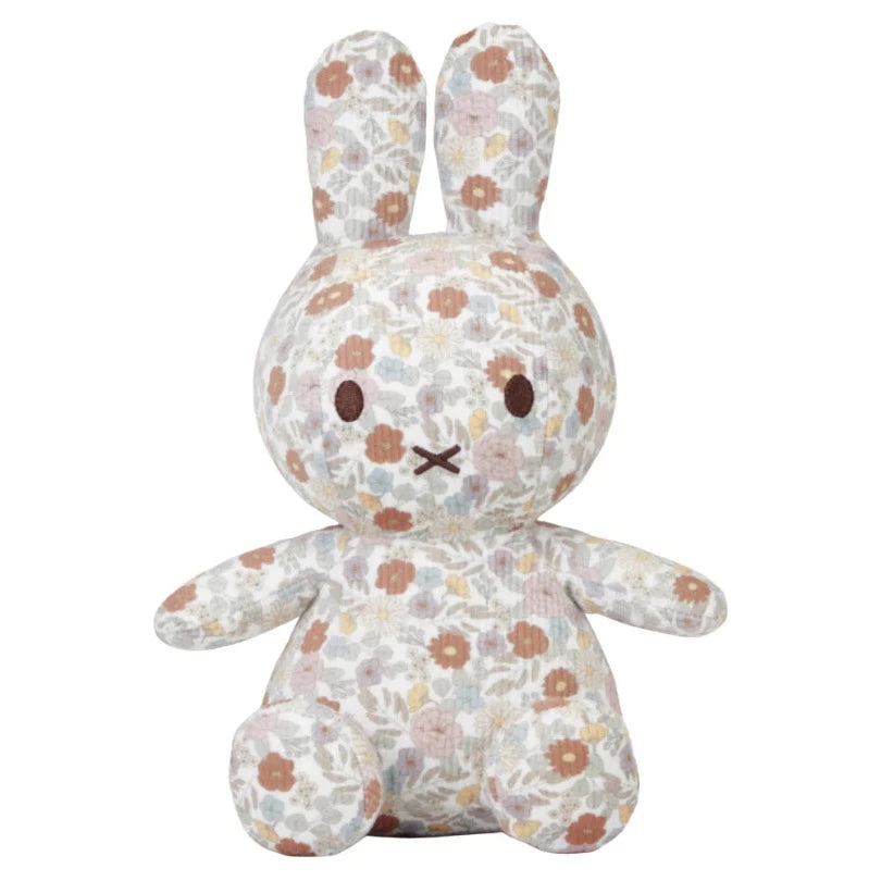 Little Dutch x Miffy - Soft Toy - Vintage Flowers (all over 2 sizes)