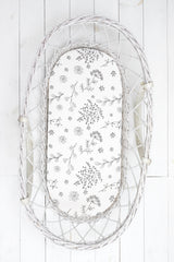 Sleepee Moses Basket Fitted Sheet (2-Pack) - Bloom & Dots