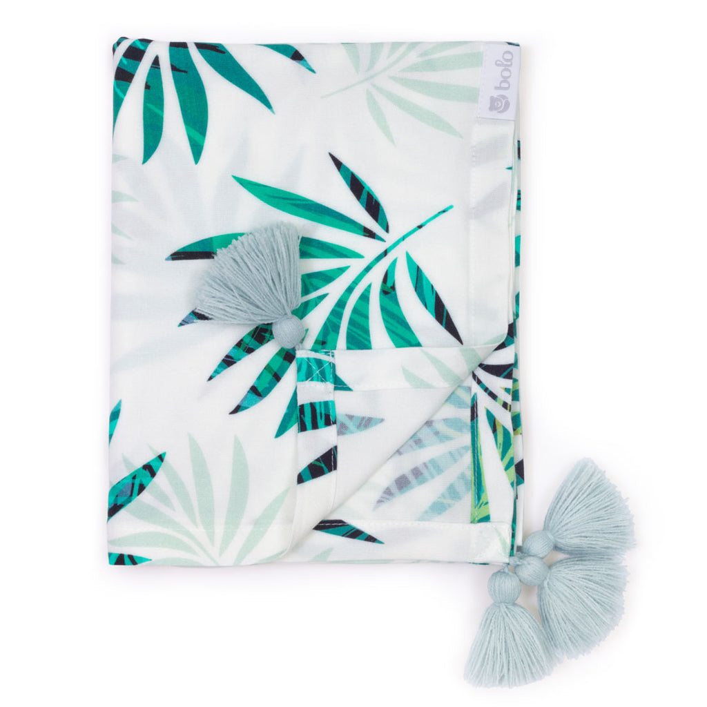 Bamboo swaddle blanket - Palms