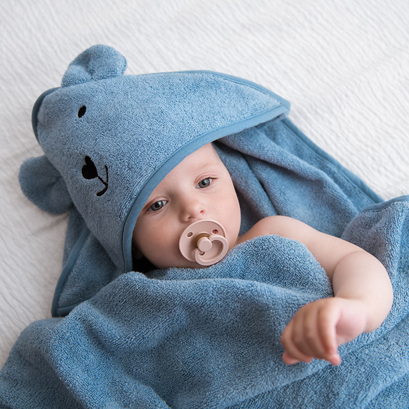 Hippo top baby towel
