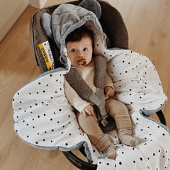 safe baby car seat blanket with hood