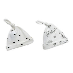 Baby Beanie Hats - Dots & Bloom (2 pack)